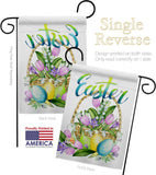 Spring Easter Baskets - Easter Spring Vertical Impressions Decorative Flags HG130321 Made In USA