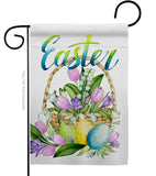 Spring Easter Baskets - Easter Spring Vertical Impressions Decorative Flags HG130321 Made In USA