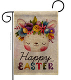 Happy Bunny - Easter Spring Vertical Impressions Decorative Flags HG137443 Made In USA