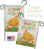 Easter Chicks - Easter Spring Vertical Impressions Decorative Flags HG192341 Made In USA