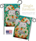 Hiding Easter Bunny - Easter Spring Vertical Impressions Decorative Flags HG192351 Made In USA