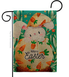 Hiding Easter Bunny - Easter Spring Vertical Impressions Decorative Flags HG192351 Made In USA