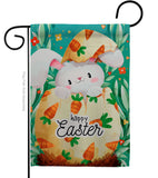 Hiding Easter Bunny - Easter Spring Vertical Impressions Decorative Flags HG192351 Made In USA