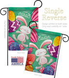 Easter Eggs - Easter Spring Vertical Impressions Decorative Flags HG192352 Made In USA