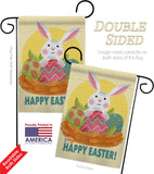 Easter Bunny Fun - Easter Spring Vertical Impressions Decorative Flags HG192421 Made In USA