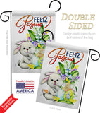 Easter Rabbit - Easter Spring Vertical Impressions Decorative Flags HG192456 Made In USA