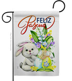 Easter Rabbit - Easter Spring Vertical Impressions Decorative Flags HG192456 Made In USA