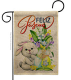 Easter Rabbit - Easter Spring Vertical Impressions Decorative Flags HG192456 Made In USA