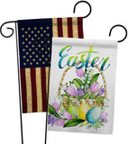 Spring Easter Baskets - Easter Spring Vertical Impressions Decorative Flags HG130321 Made In USA