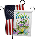 Spring Easter Baskets - Easter Spring Vertical Impressions Decorative Flags HG130321 Made In USA