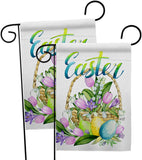 Spring Easter Baskets - Easter Spring Vertical Impressions Decorative Flags HG130321 Made In USA