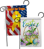 Spring Easter Baskets - Easter Spring Vertical Impressions Decorative Flags HG130321 Made In USA