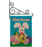 Felices Pascuas - Easter Spring Vertical Impressions Decorative Flags HG103029S Made In USA