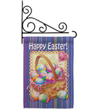 Easter Basket - Easter Spring Vertical Impressions Decorative Flags HG103040 Made In USA