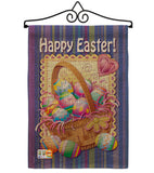 Easter Basket - Easter Spring Vertical Impressions Decorative Flags HG103040 Made In USA