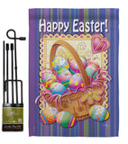 Easter Basket - Easter Spring Vertical Impressions Decorative Flags HG103040 Made In USA