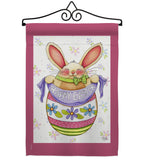 Egg Bunny - Easter Spring Vertical Impressions Decorative Flags HG103041 Made In USA