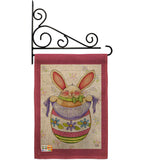 Egg Bunny - Easter Spring Vertical Impressions Decorative Flags HG103041 Made In USA