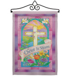 Christ is Risen - Easter Spring Vertical Impressions Decorative Flags HG103043 Made In USA