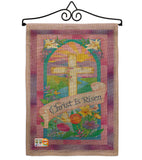 Christ is Risen - Easter Spring Vertical Impressions Decorative Flags HG103043 Made In USA