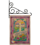 Christ is Risen - Easter Spring Vertical Impressions Decorative Flags HG103043 Made In USA