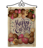 Sweet Chocolate Easter - Easter Spring Vertical Impressions Decorative Flags HG103061 Made In USA