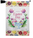 Joyful Easter - Easter Spring Vertical Impressions Decorative Flags HG103071 Made In USA