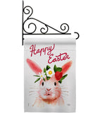 Sweet Easter Bunny - Easter Spring Vertical Impressions Decorative Flags HG103073 Made In USA