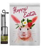 Sweet Easter Bunny - Easter Spring Vertical Impressions Decorative Flags HG103073 Made In USA