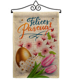 Felices Pascuas - Easter Spring Vertical Impressions Decorative Flags HG103081 Made In USA