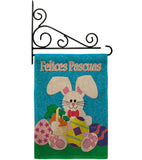 Felices Pascuas - Easter Spring Vertical Impressions Decorative Flags HG120024 Made In USA