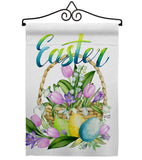 Spring Easter Baskets - Easter Spring Vertical Impressions Decorative Flags HG130321 Made In USA