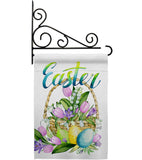 Spring Easter Baskets - Easter Spring Vertical Impressions Decorative Flags HG130321 Made In USA