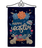 Happy Easter Bunny - Easter Spring Vertical Impressions Decorative Flags HG137365 Made In USA