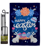Happy Easter Bunny - Easter Spring Vertical Impressions Decorative Flags HG137365 Made In USA