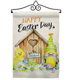 Easter Gnome - Easter Spring Vertical Impressions Decorative Flags HG137391 Made In USA