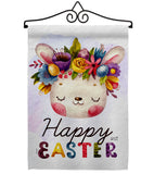 Happy Bunny - Easter Spring Vertical Impressions Decorative Flags HG137443 Made In USA