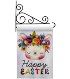 Happy Bunny - Easter Spring Vertical Impressions Decorative Flags HG137443 Made In USA