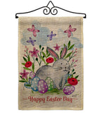 Spring Bunny - Easter Spring Vertical Impressions Decorative Flags HG137445 Made In USA