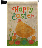 Easter Chicks - Easter Spring Vertical Impressions Decorative Flags HG192341 Made In USA