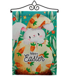 Hiding Easter Bunny - Easter Spring Vertical Impressions Decorative Flags HG192351 Made In USA