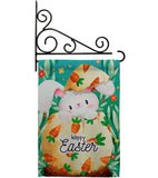 Hiding Easter Bunny - Easter Spring Vertical Impressions Decorative Flags HG192351 Made In USA