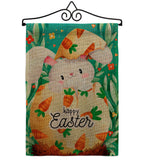 Hiding Easter Bunny - Easter Spring Vertical Impressions Decorative Flags HG192351 Made In USA