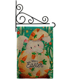 Hiding Easter Bunny - Easter Spring Vertical Impressions Decorative Flags HG192351 Made In USA