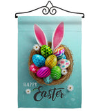 Bunny Easter Eggs - Easter Spring Vertical Impressions Decorative Flags HG192373 Made In USA