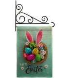 Bunny Easter Eggs - Easter Spring Vertical Impressions Decorative Flags HG192373 Made In USA