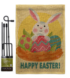 Easter Bunny Fun - Easter Spring Vertical Impressions Decorative Flags HG192421 Made In USA