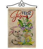 Easter Rabbit - Easter Spring Vertical Impressions Decorative Flags HG192456 Made In USA