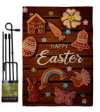 Chocolate Easter - Easter Spring Vertical Impressions Decorative Flags HG192502 Made In USA