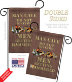 Man Cave Men Getting Hammered - Expression Inspirational Vertical Impressions Decorative Flags HG115121 Made In USA